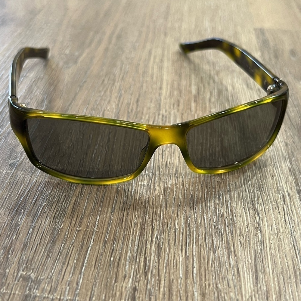 Authentic Gucci Tortoise Shell Art Deco Modern Made in Italy Sunglasses - Picture 6 of 6